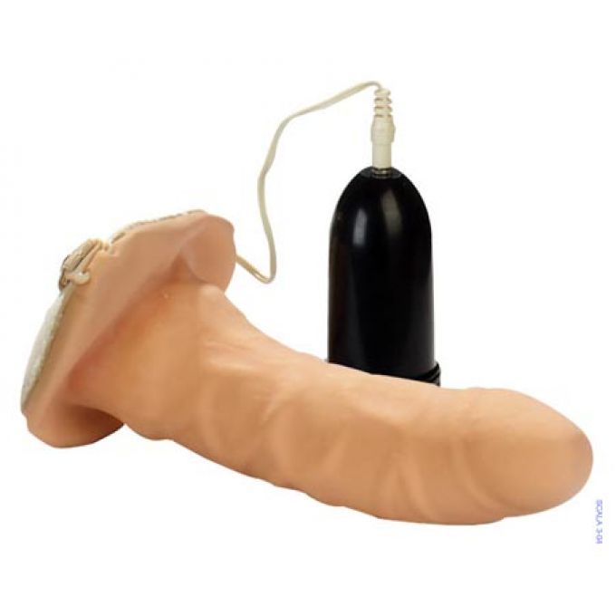 Фаллопротез 'Любимчик' с выносным пультом купить со скидкой в секс шопе  Фаллопротезы